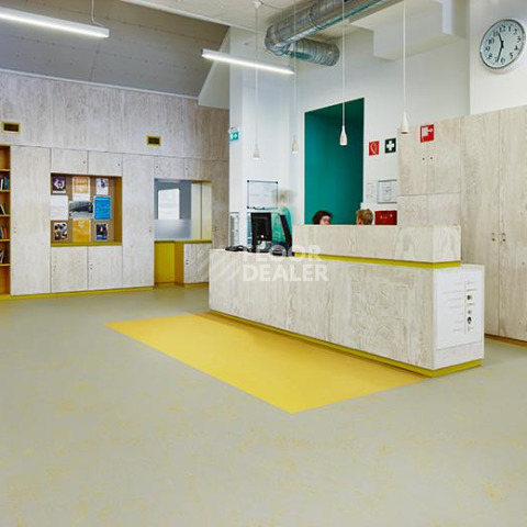Forbo Marmoleum Solid Concrete 3733-373335 yellow shimmer фото 3 | FLOORDEALER